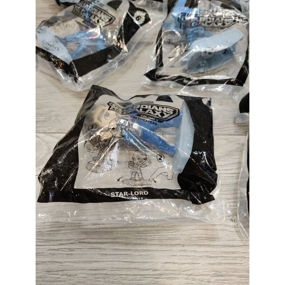 LOT OF 10: McDonald’s: MARVEL/GUARDIANS Of The GALAXY Vol 3 Toy Figures NIP